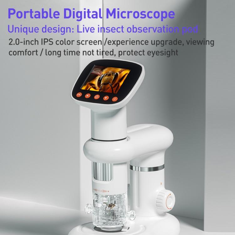 CM3 2.0 inch IPS Screen 1000X Desktop HD Digital Electron Microscope