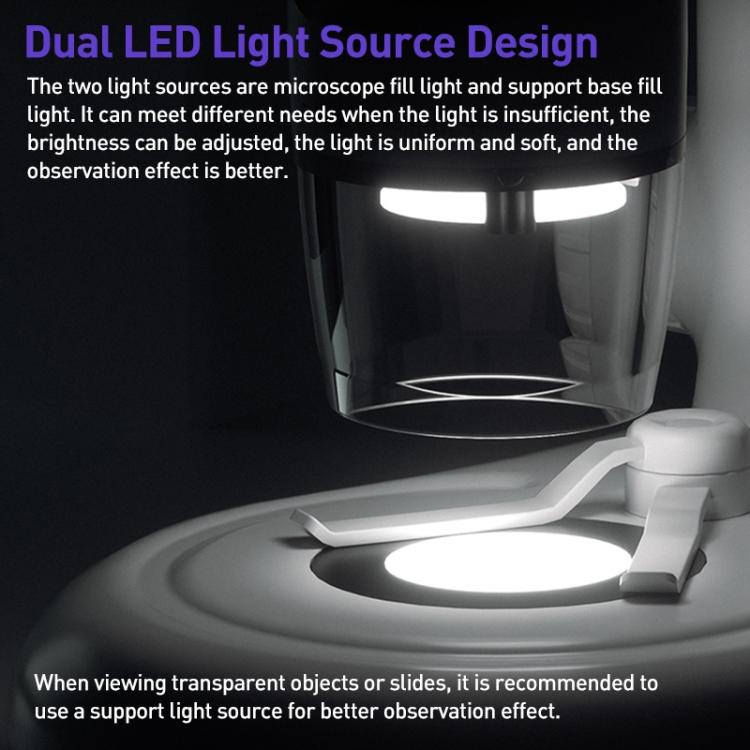 CM3 2.0 inch IPS Screen 1000X Desktop HD Digital Electron Microscope