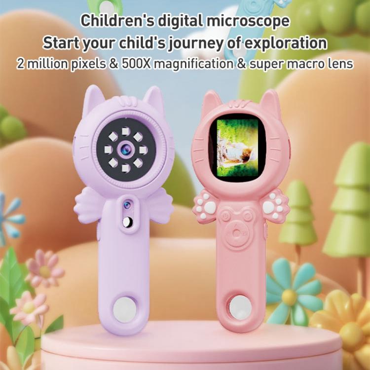 Z800 500X 2.0 inch IPS Screen Portable Handheld Dual Lens Electron Microscope