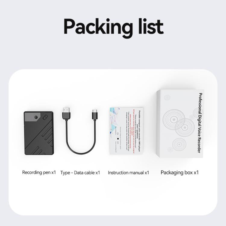 JNN A5 OLED Display Smart AI Magnetic Recorder Support APP Control