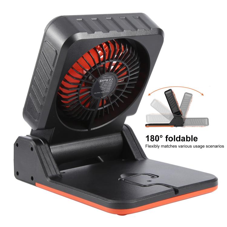 F3 Solar Powered USB Charging Portable Fan Camping Light