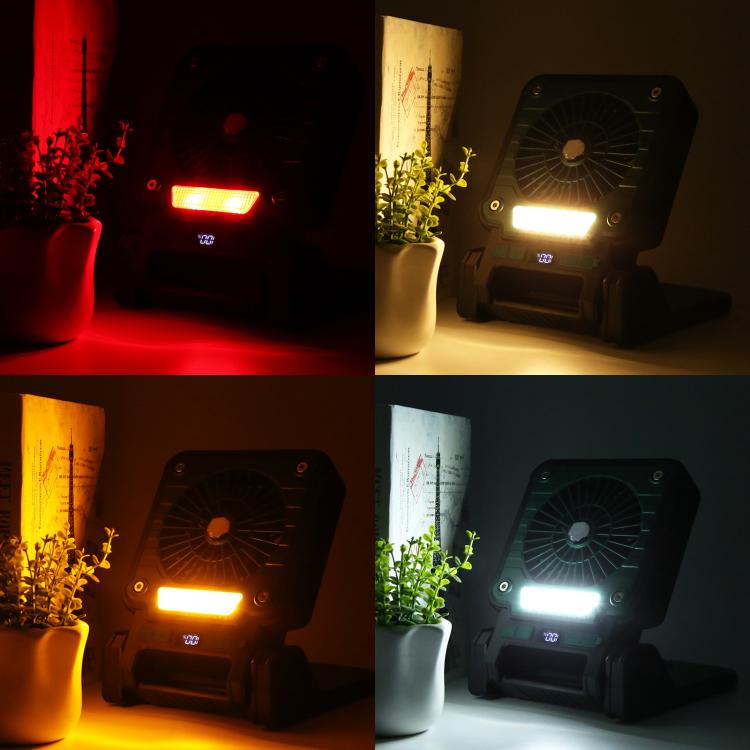 F3 Solar Powered USB Charging Portable Fan Camping Light