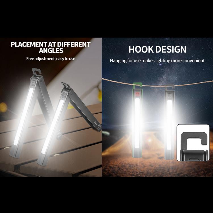 W09 Multifunctional Folding Pen Lamp LED Outdoor Work Flashlight