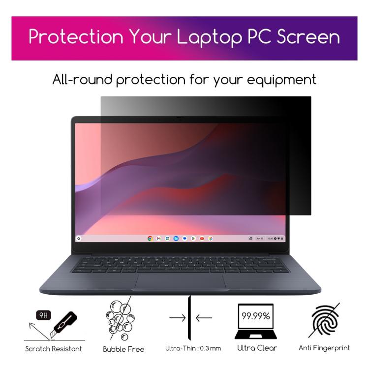 25pcs 9H Anti-peeping Explosion-proof Tempered Glass Film, For ASUS Chromebook CX1405CKA 14
