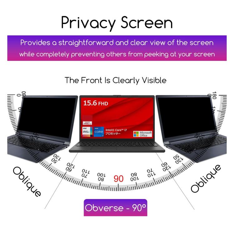 2pcs 9H Anti-peeping Explosion-proof Tempered Glass Film