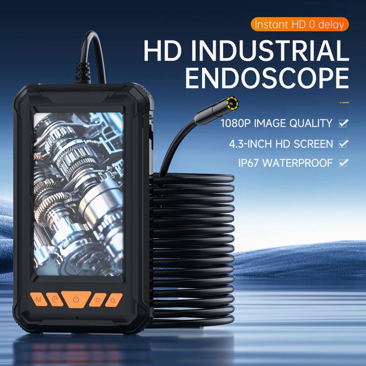 P380 8mm Lens Industrial Pipeline Endoscope with 4.3 inch HD Screen