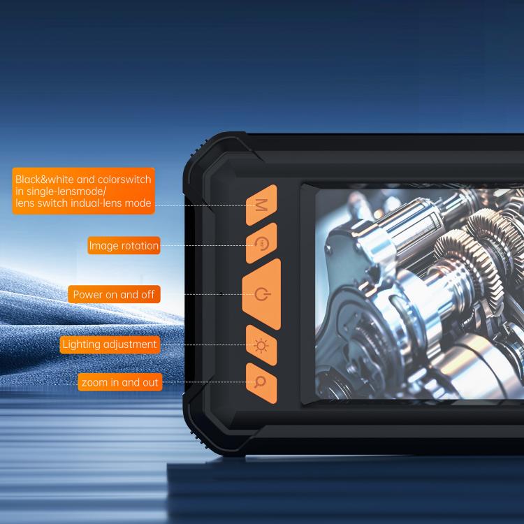 P380 8mm Lens Industrial Pipeline Endoscope with 4.3 inch HD Screen