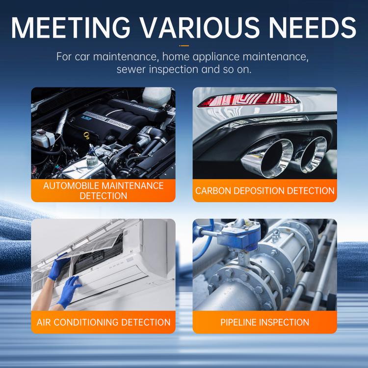 P380 8mm Lens Industrial Pipeline Endoscope with 4.3 inch HD Screen