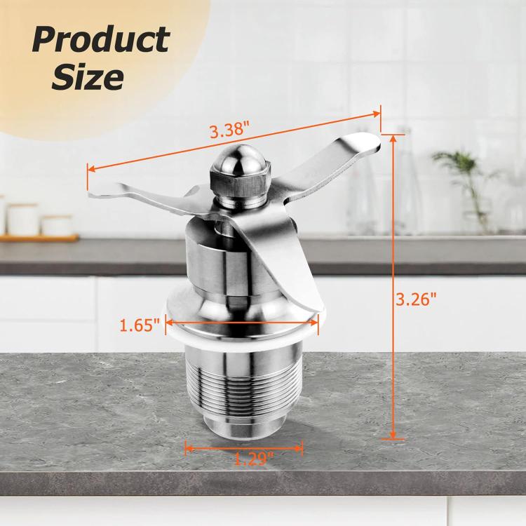 For Waring CB-6 / CB10 / CB15 Gallon Blenders Stainless Steel Juicer Blade 502977