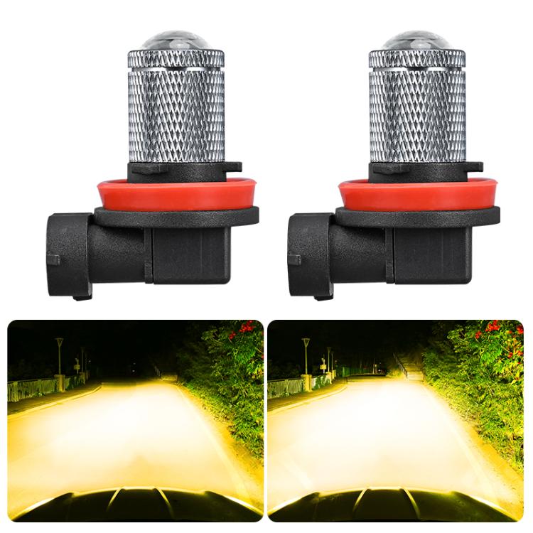 Pair 8.5W 12-60V Car Lens Fog Light Bulb