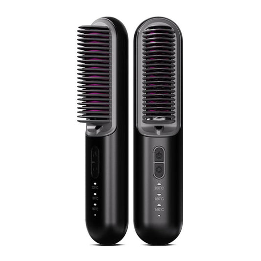 K-SKIN KD382S Negative Ion Hair Care Type-C Wireless Hair Straightening Comb