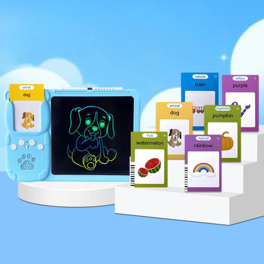 8.5 inch Children Early Education Drawing Board Card English Audiobooks