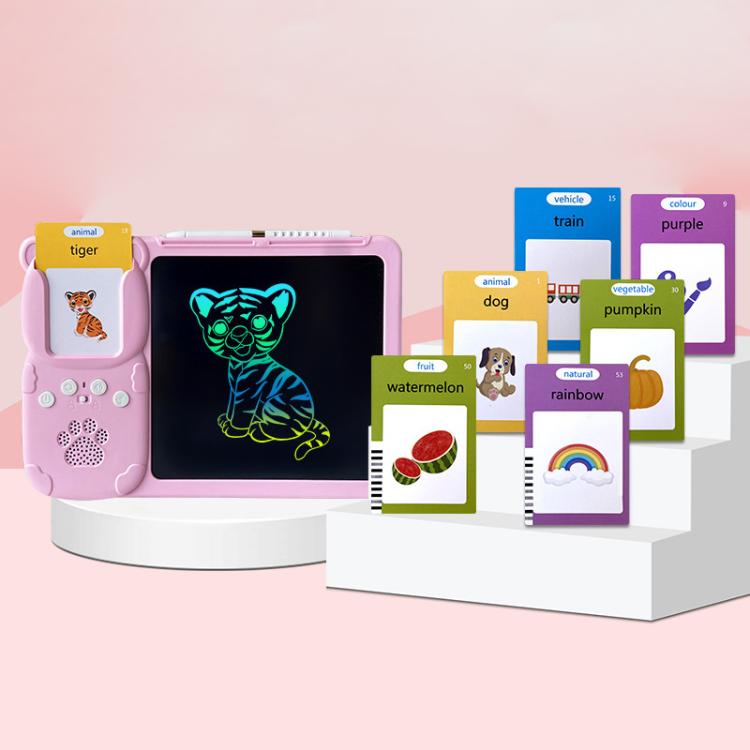 8.5 inch Children Early Education Drawing Board Card English Audiobooks