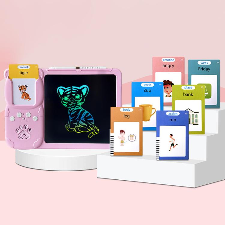 8.5 inch Children Early Education Drawing Board Card English Audiobooks