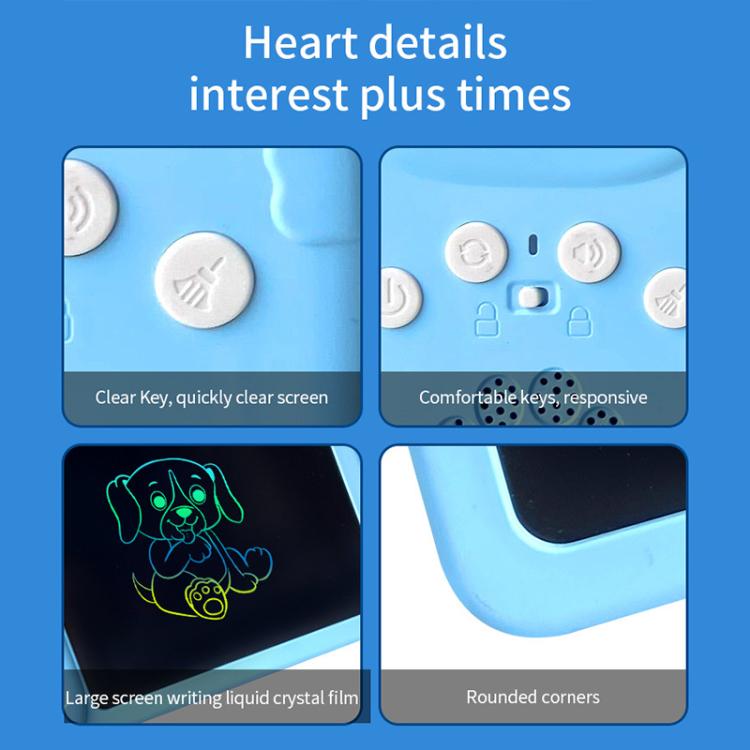 8.5 inch Children Early Education Drawing Board Card English Audiobooks