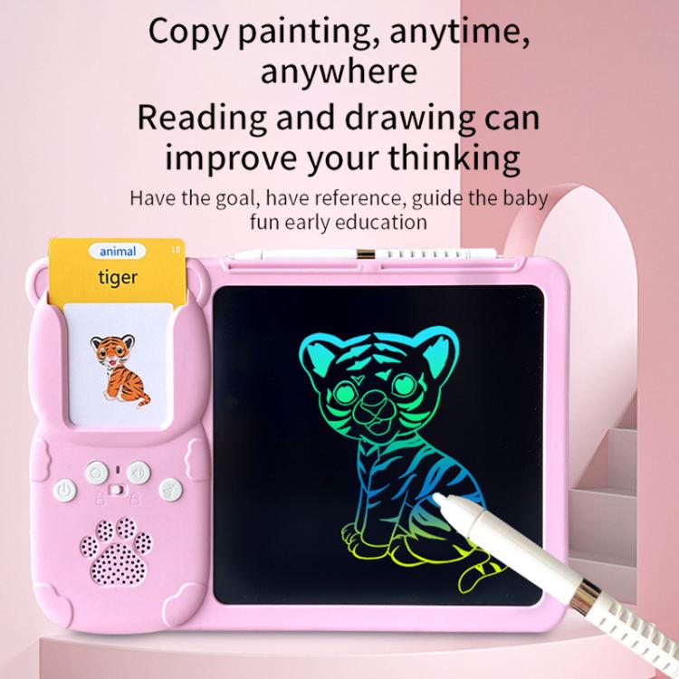 8.5 inch Children Early Education Drawing Board Card English Audiobooks
