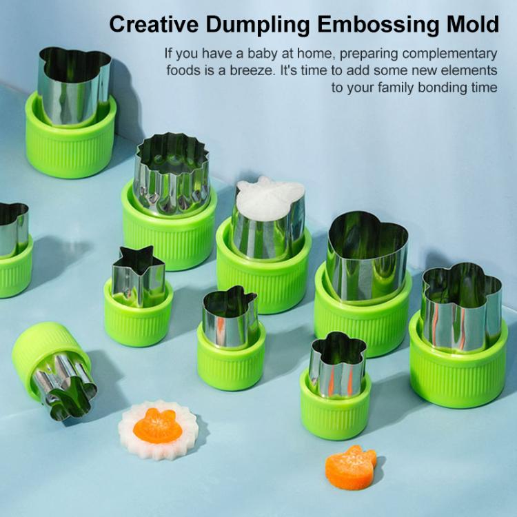 Stainless Steel Irregular Biscuit Mold Fruit Begetable Cutting Mold, 12pcs / Set Orange, 12pcs / Set Pink, 12pcs / Set Red, 12pcs / Set Yellow, 12pcs / Set Blue, 12pcs / Set Green, 12pcs / Set Purple, 12pcs / Set Random Color, 11pcs / Set Random Color