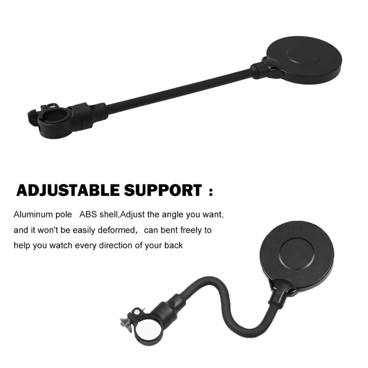 Pair Mountain Bike / Electric Motorcycle Multifunctional Adjustable Handlebar Rearview Mirror