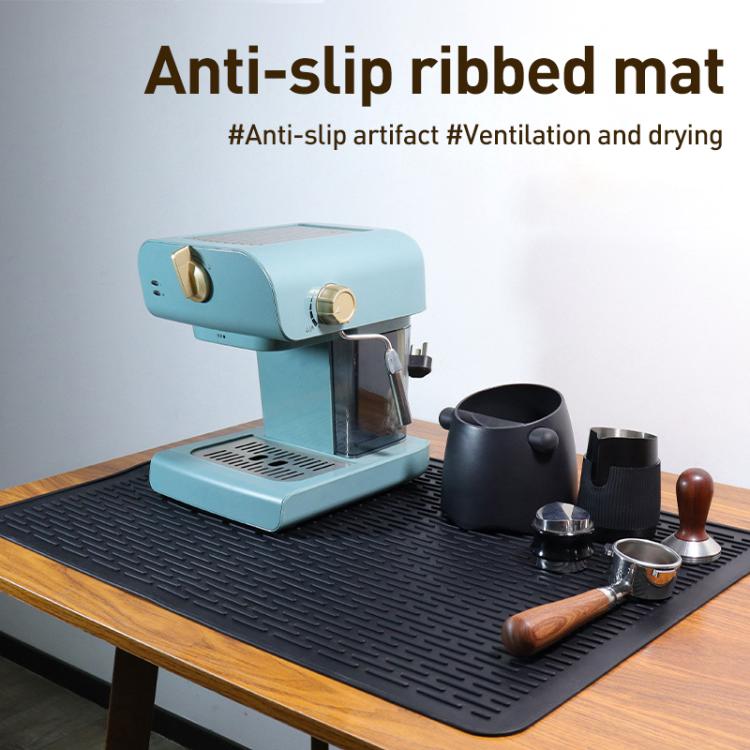Multi-purpose Silicone Coffee Machine Mat Insulation Anti-Slip Drain Pad, Size: 71 x 50cm