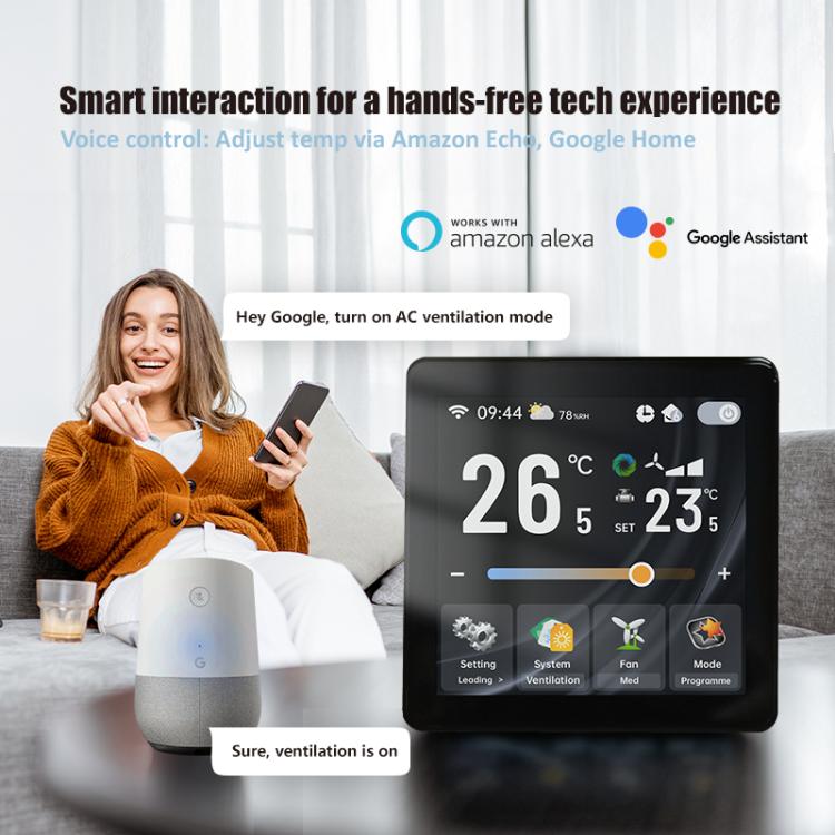 4 inch Screen Smart Room Thermostat