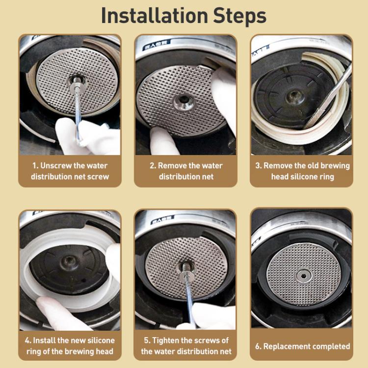Coffee Machine Brewing Head Silicone Rings