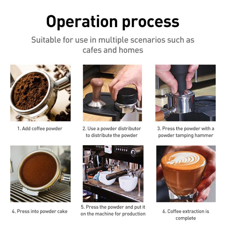 Stainless Steel Coffee Powder Hammer Pressure Powder Tampon