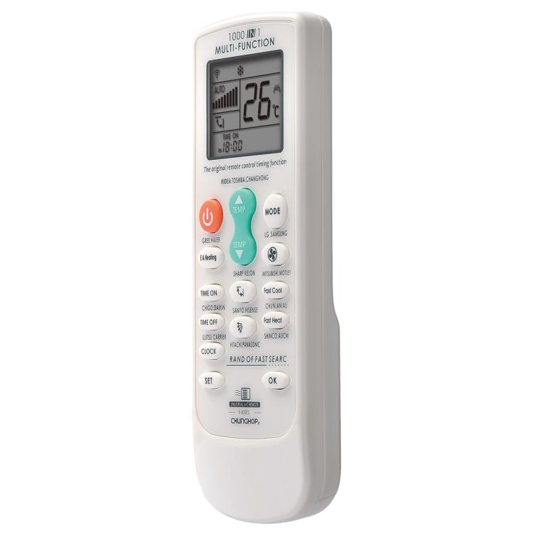 CHUNGHOP K-830ES Universal Air Conditioner Remote Control with Brand Button Pairing Function