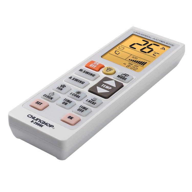 CHUNGHOP K-2988E Universal Air Conditioner Remote Control with Torch and LCD backlight