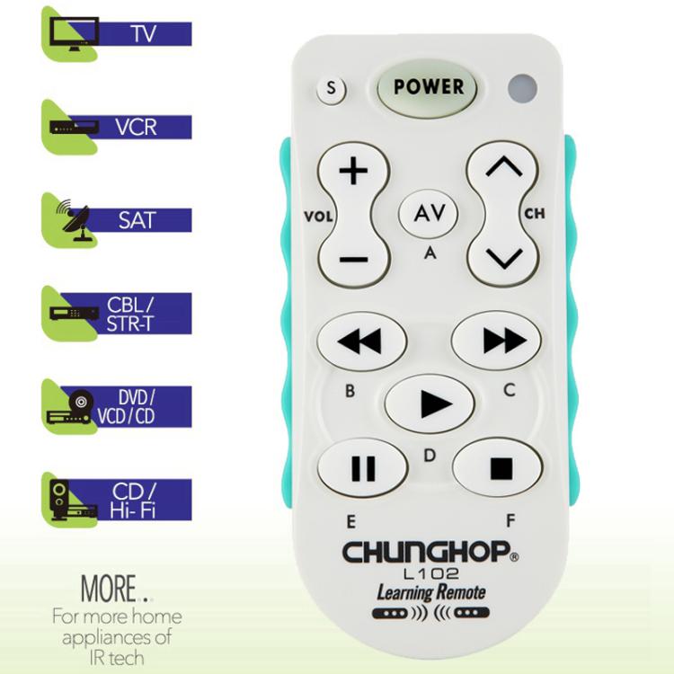 CHUNGHOP L102 Infrared Learning Universal TV Remote Control