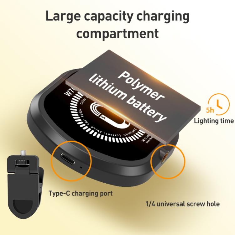 W70 Multifunctional Portable Magnetic Fill Light