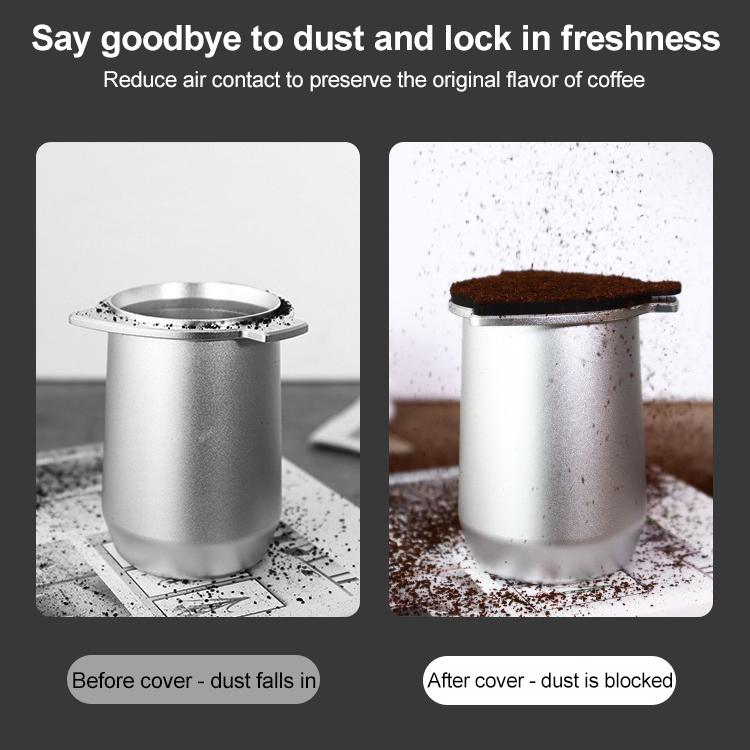 Coffee Machine Handle Dosing Cup Mug Coffee Powder Feeder with Silicone Cover For Breville 8 Series