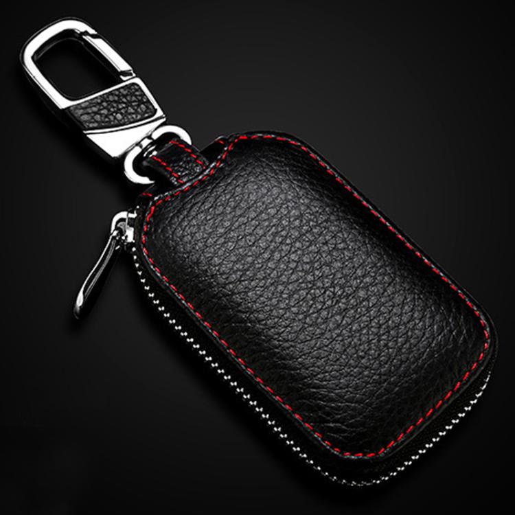 Litchi Grain PU Leather Universal Car Key Case