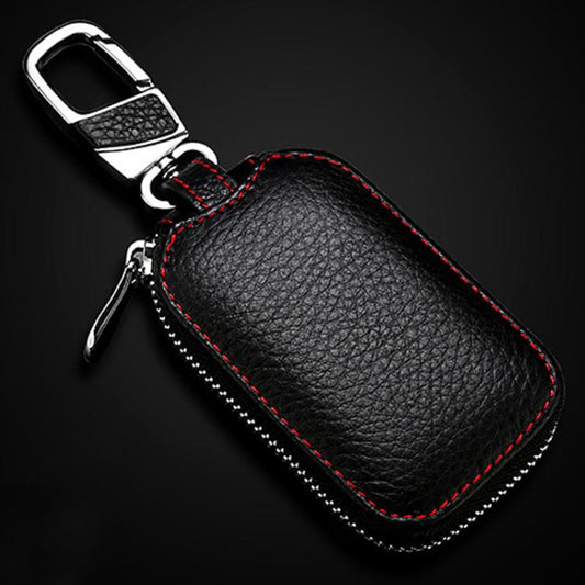 Litchi Grain PU Leather Universal Car Key Case