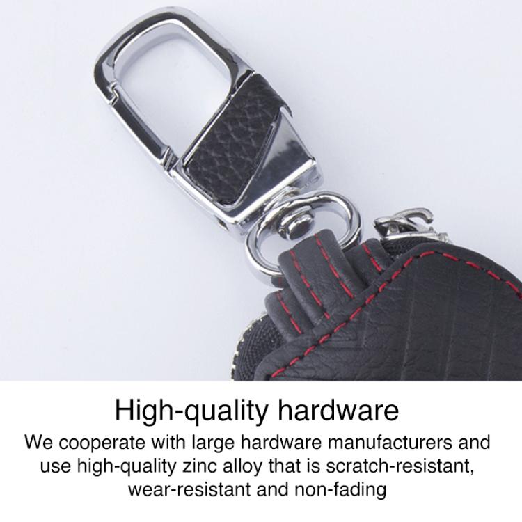 Litchi Grain PU Leather Universal Car Key Case