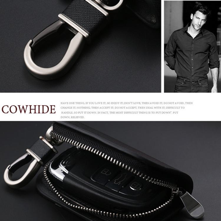 Universal Car Key Case Car Key Cowhide Leather Protective Cover