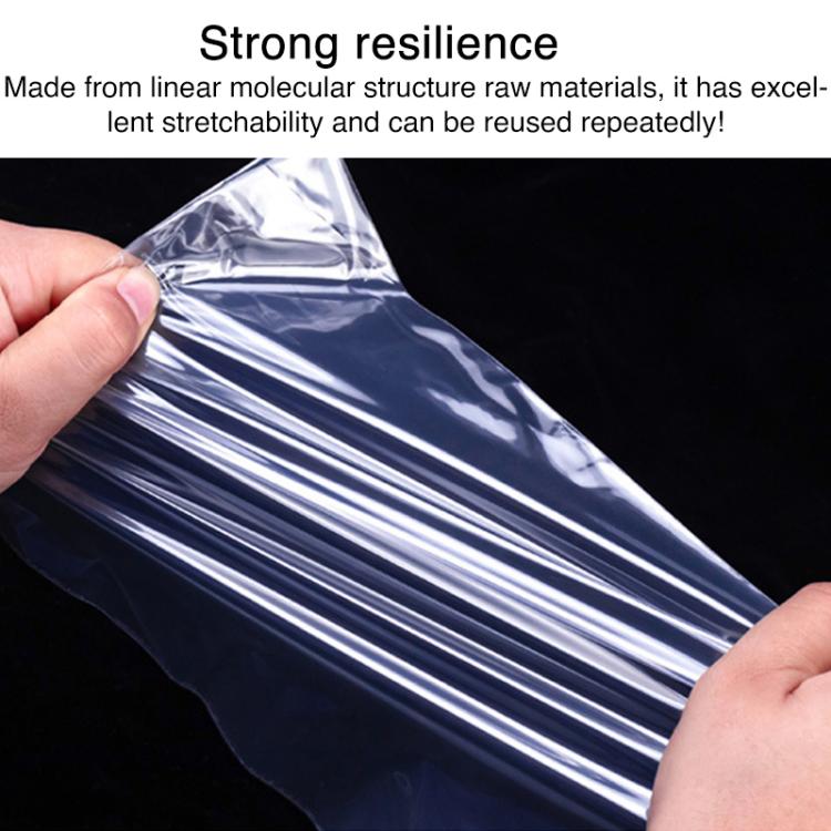 100pcs Double Layer Environmental Label Warning Printed Ziplock Bag