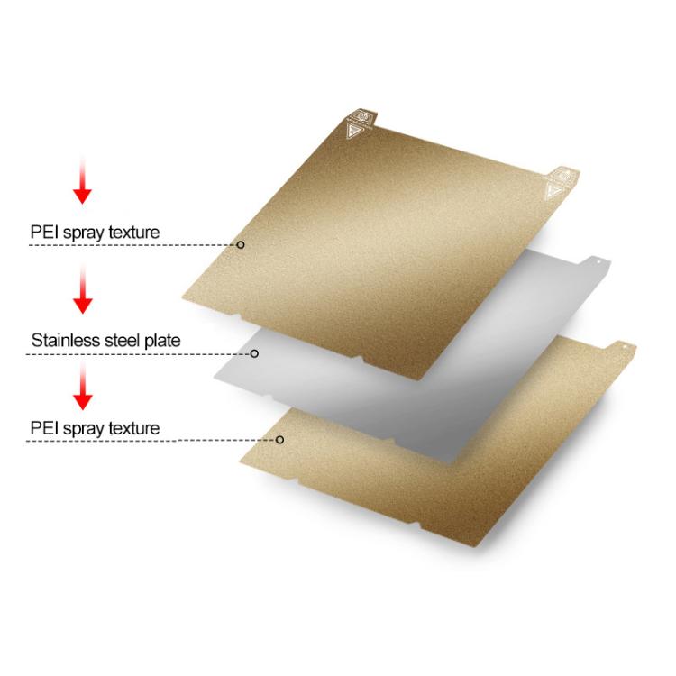 3D Printer Build Plate Spring Steel Sheet For Creality 235x235mm