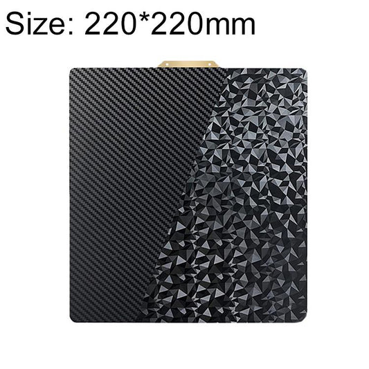 PET Carbon Fiber PEO Diamond Film Double-Sided 3D Printer Build Plate