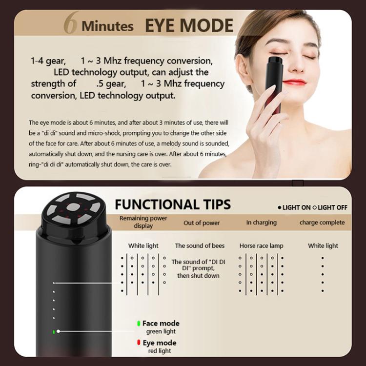 L3007 Frequency Conversion Microcurrent Photon Skin Rejuvenation RF Beauty Instrument