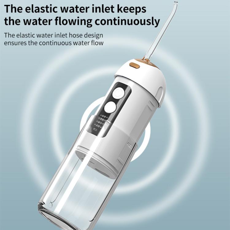 FY-B302 Smart Oral Teeth Irrigator Portable Retractable Electric Water Flosser, 200ml Water Tank