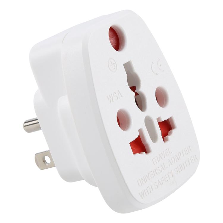 WSA-6 US / JP Plug Global Travel Universal Adapter with Safety Shutter