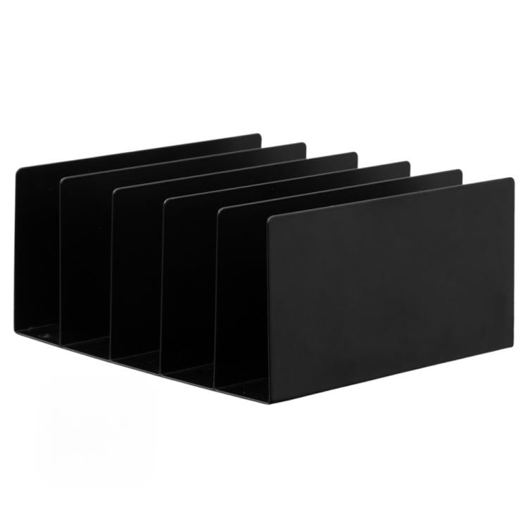 Five-grid Envelope Notepad Metal Storage Rack Mail Envelope Sorting Desktop Organizer