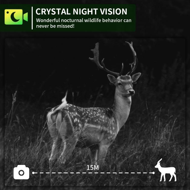 PR903G EU Version 5K HD Night Vision Infrared Hunting Camera with Solar Panel