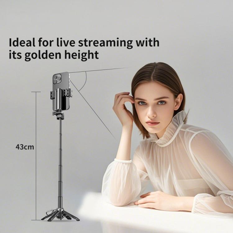 FUNSNAP P15 mini Portable Mini BT Handle Phone Selfie Stick Live Streaming Stand