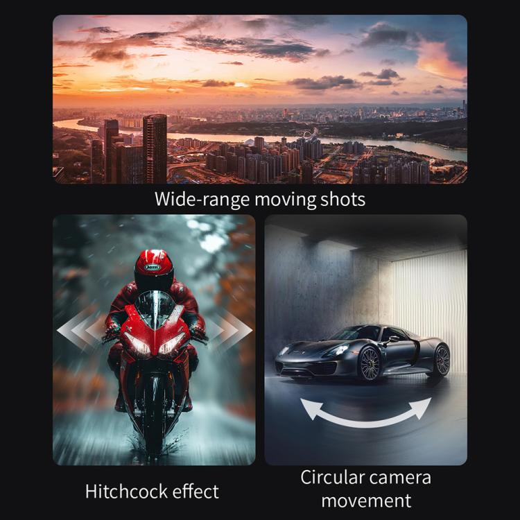 FUNSNAP CM8 Smartphone Stabilizer Foldable 3-axis Anti-shake Vlog Shooting Gimbal