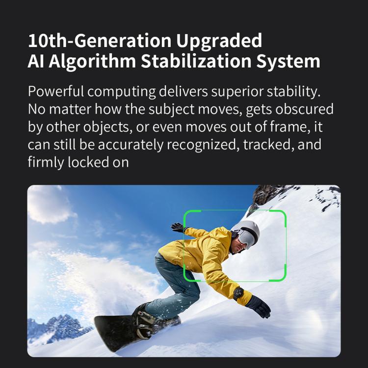 FUNSNAP CM8 Smartphone Stabilizer Foldable 3-axis Anti-shake Vlog Shooting Gimbal