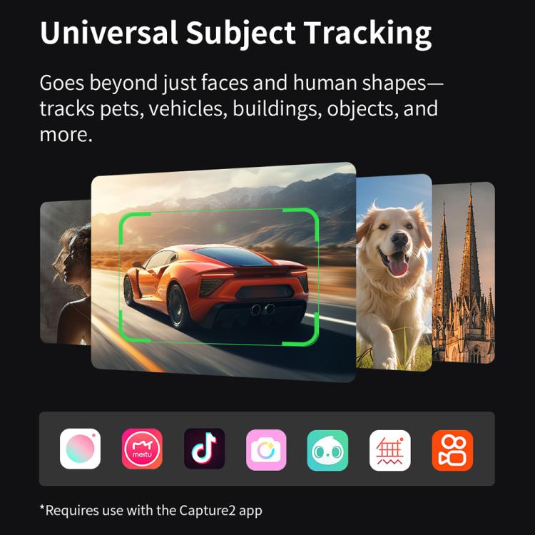 FUNSNAP CM8 Smartphone Stabilizer Foldable 3-axis Anti-shake Vlog Shooting Gimbal
