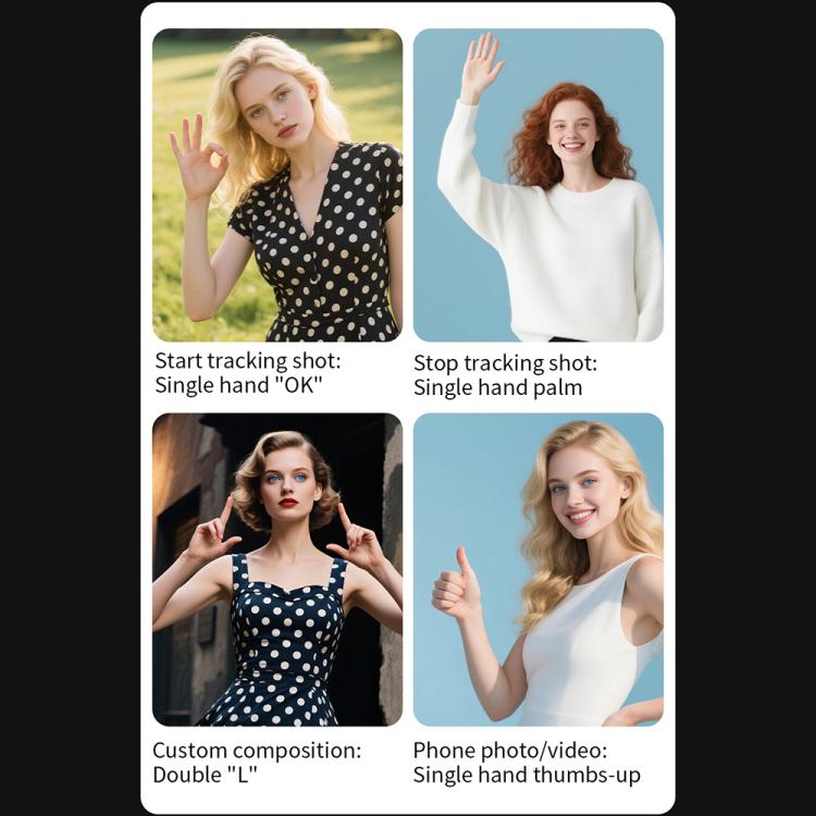 FUNSNAP CM8 Smartphone Stabilizer Foldable 3-axis Anti-shake Vlog Shooting Gimbal