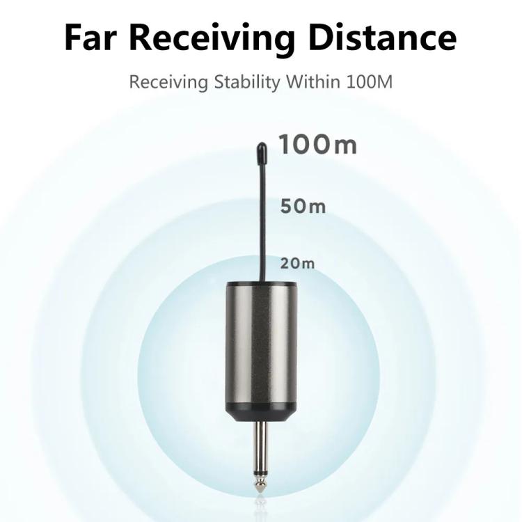 XTUGA  A1 UHF Wireless Headset Lavalier Microphone System with Bodypack Transmitter