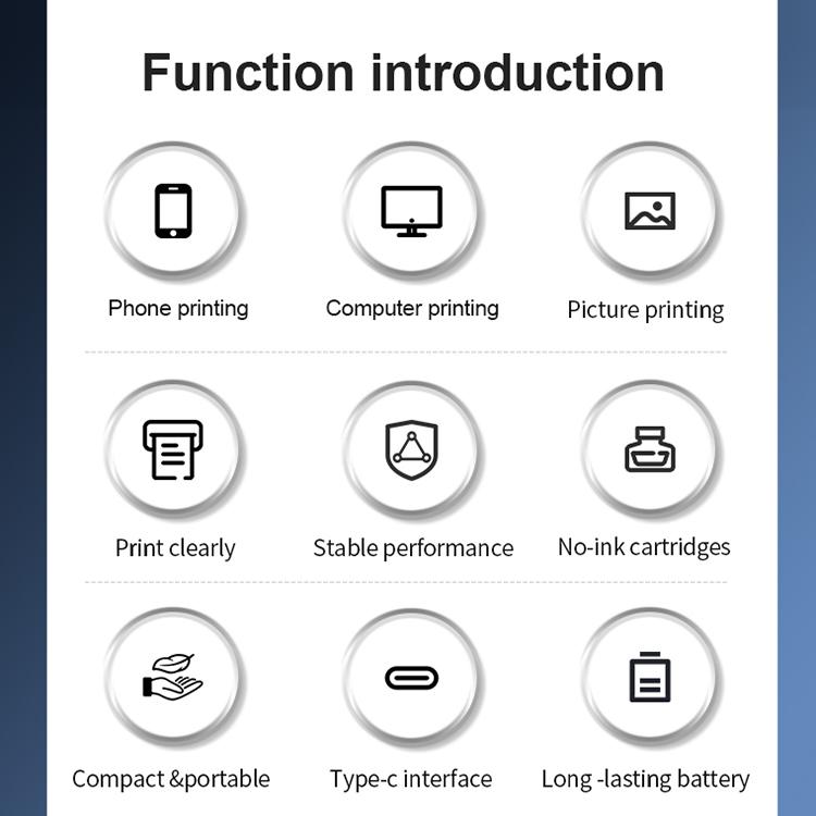 A401 Portable A4 Thermal Printer Educational Tattoo Printer